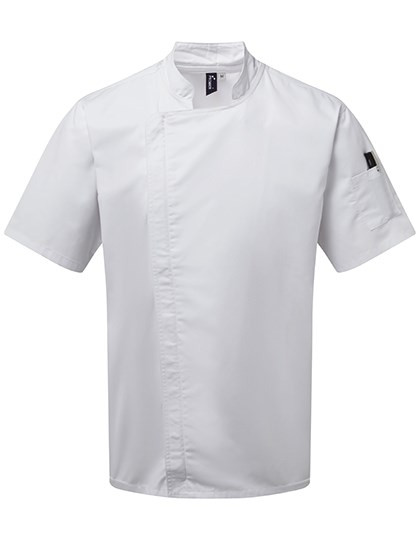 Premier Workwear - Chef´s Zip-Close Short Sleeve Jacket