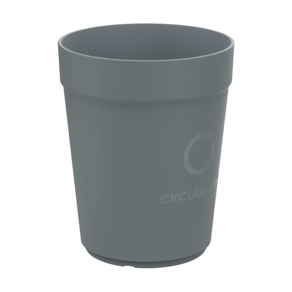 CirculCup 300 ml Becher - steingrau (± PMS Cool Gray 10C)