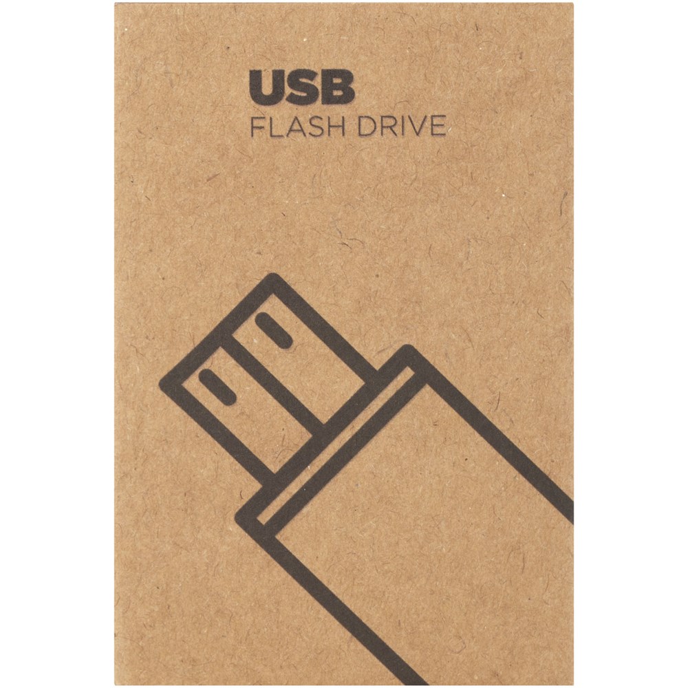 Rechteckiger, ausklappbarer USB-Stick in Kreditkarten-Format