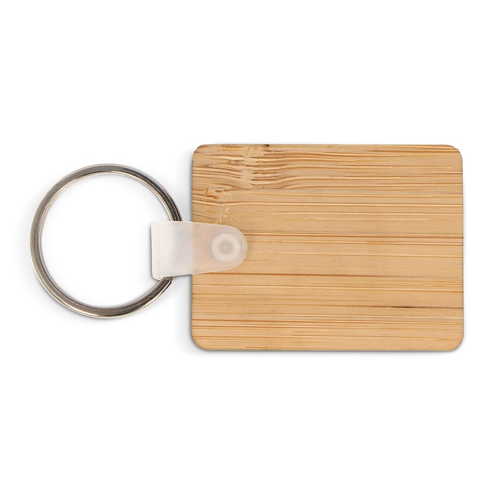 Schlüsselanhänger Bamboo rechteckig