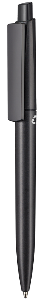 Kugelschreiber CREST RECYCLED - schwarz recycled