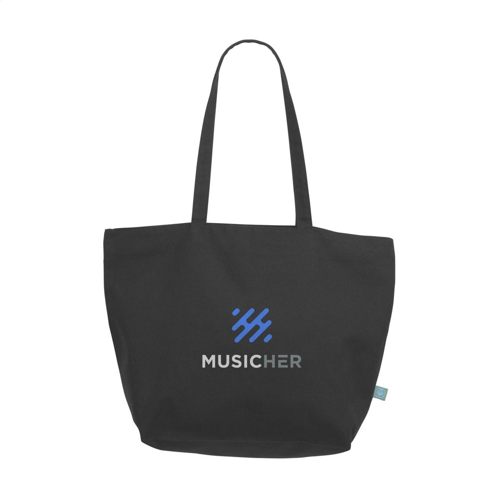 Organic Canvas Pro Shopper (320 g/m²) Tasche - schwarz