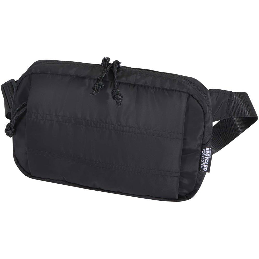 Puffer GRS recycelte Gürteltasche 1,5L - schwarz