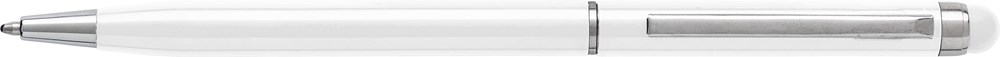 Kugelschreiber aus Aluminium Irina - weiß