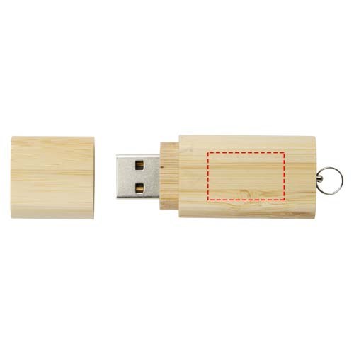 USB-Stick 3.0 aus Bambus mit Schlüsselring