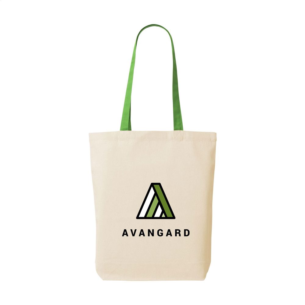 Canvas Shoppy Colour (220 g/m²) Tasche - limettengrün (± PMS 361)