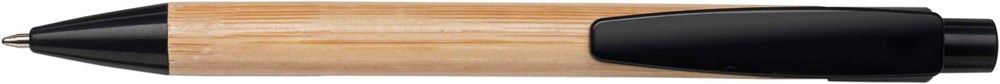 Kugelschreiber aus Bambus Lacey - Schwarz