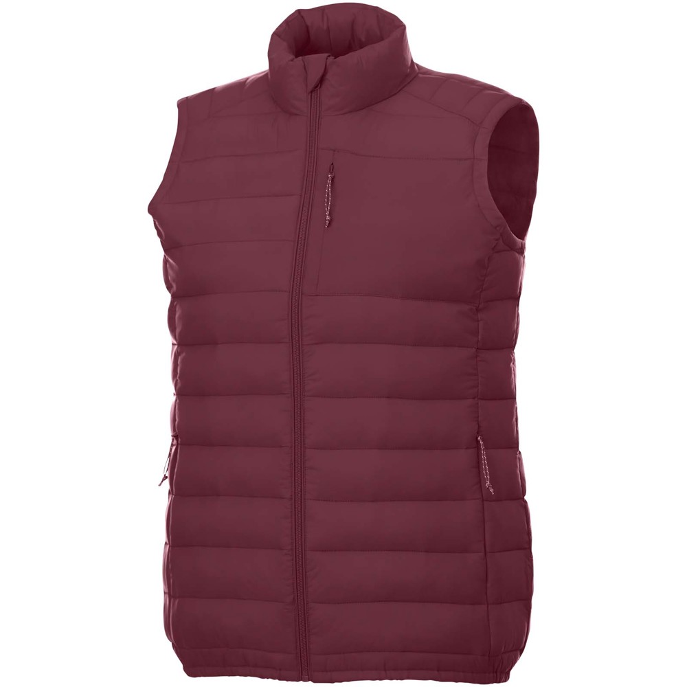 Pallas recycelter wattierter Bodywarmer für Damen - Tiefes Burgunderrot