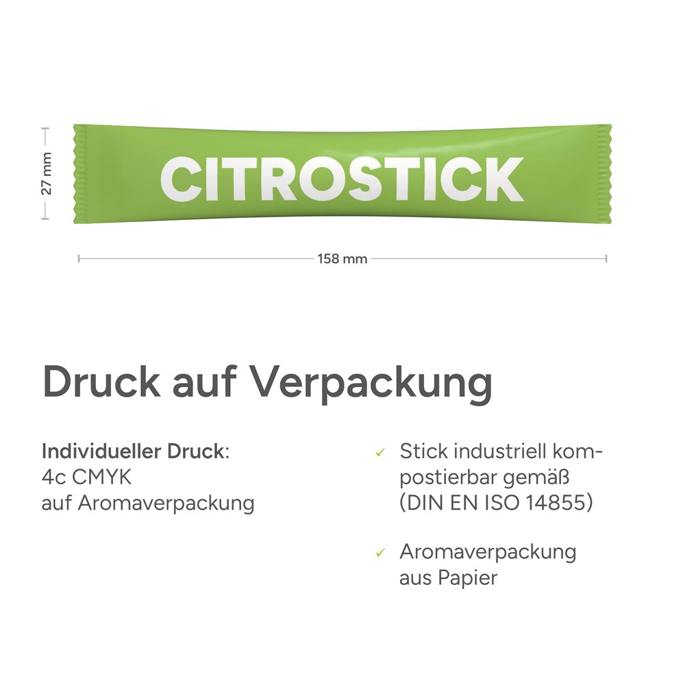 Bio CitroStick - Heisse Zitrone - Individ. Design