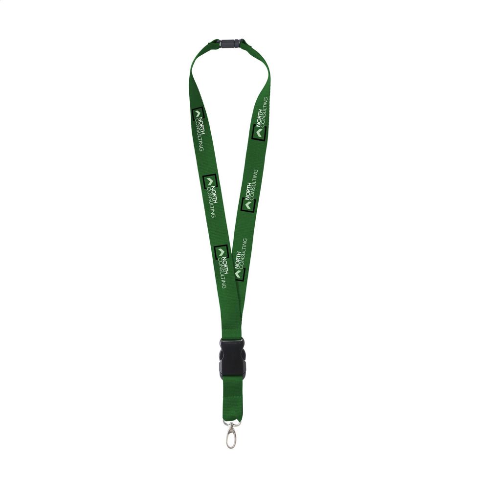 KeyCordSafety 2,4 cm Schlüsselband - grün (± PMS 348)