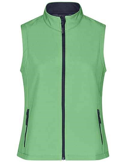 Daiber - Ladies´ Promo Softshell Vest - Green, Navy