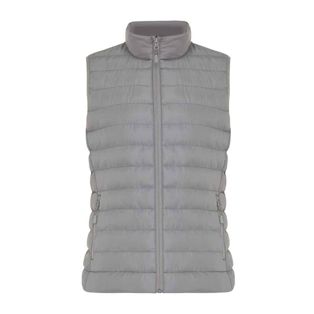 IQONIQ Meru Damen Bodywarmer aus recyceltem Polyester - Silbergrau (± PMS 17-4405 TCX)