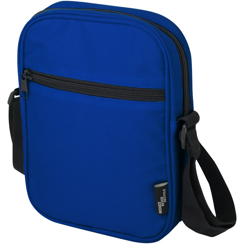 Byron Umhängetasche aus GRS Recyclingmaterial 2 L - royalblau Byron Umhängetasche aus GRS Recyclingmaterial 2 L - royalblau