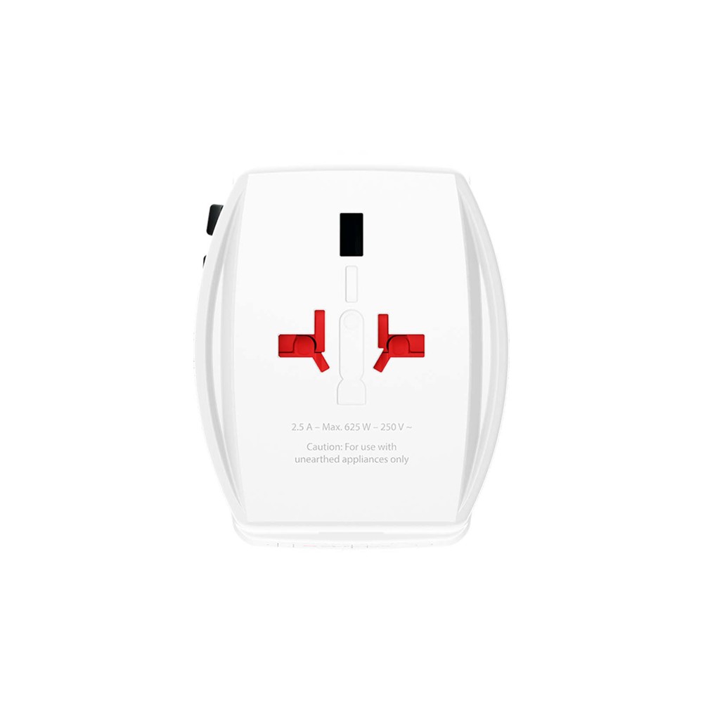 SKROSS® MUV AC65PD Reiseadapter mit USB-C Kabel 