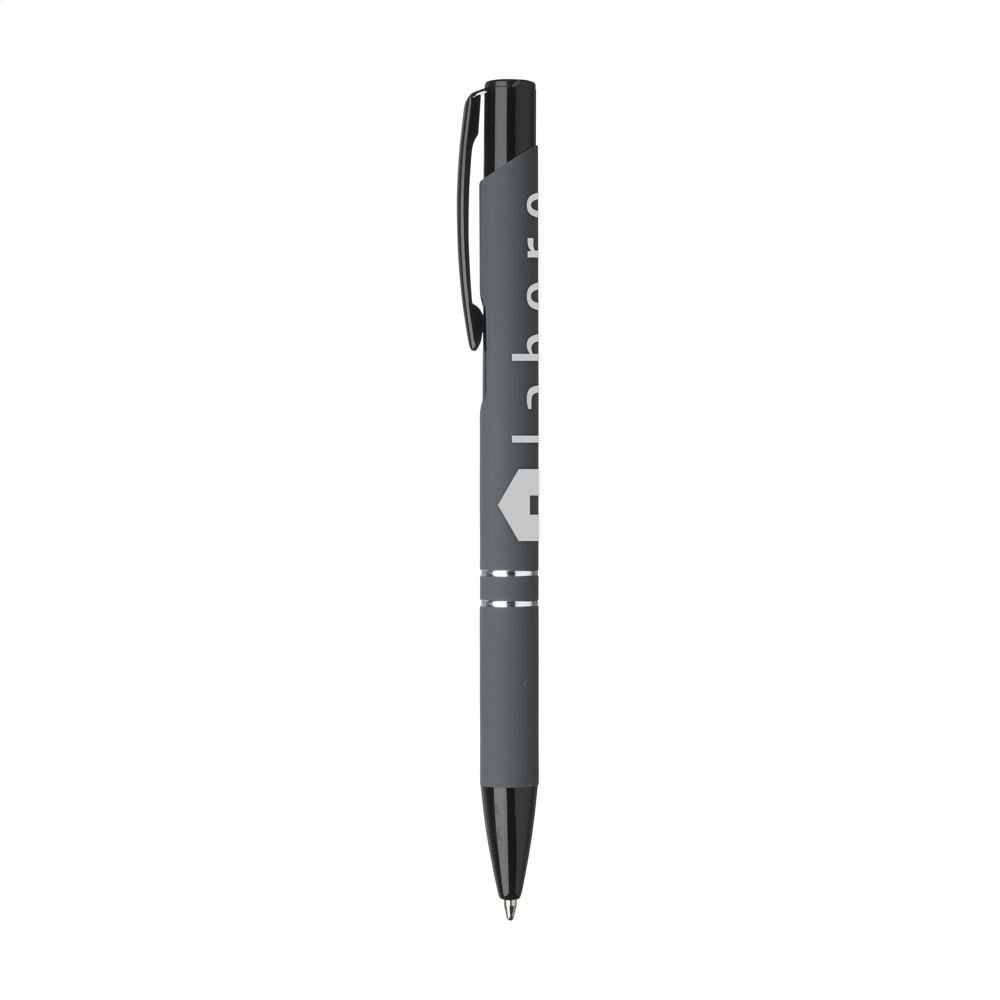 Ebony Rubberised Kugelschreiber