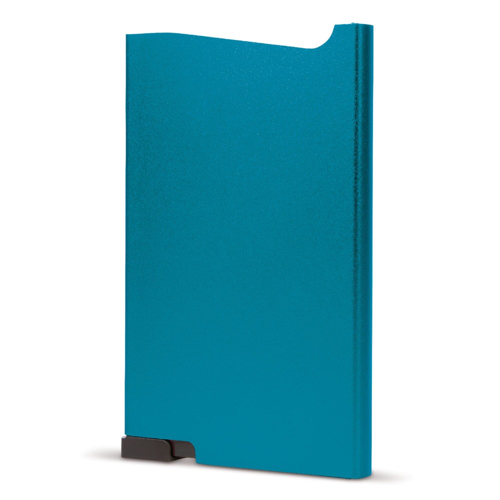 Aluminium Kartenhalter - Hellblau