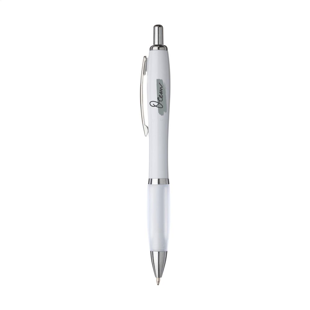 Athos White Kugelschreiber - weiß (± PMS White)