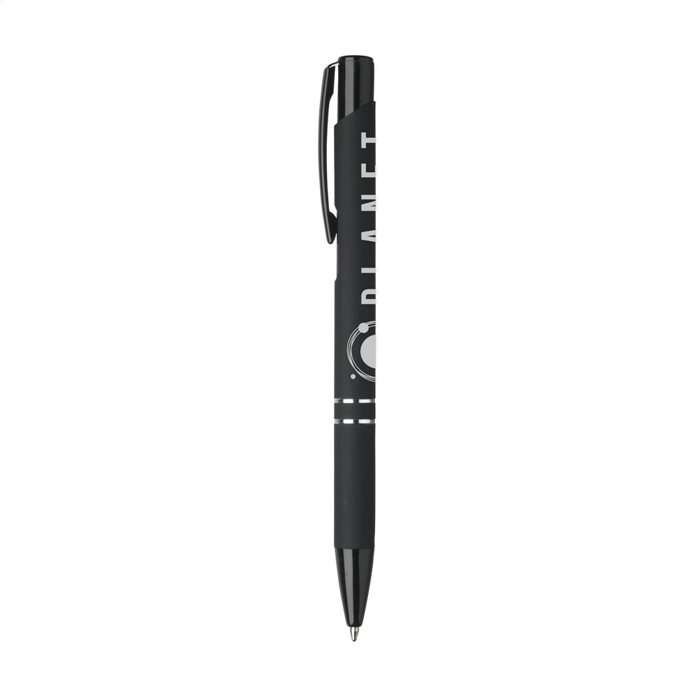 Ebony Rubberised Kugelschreiber