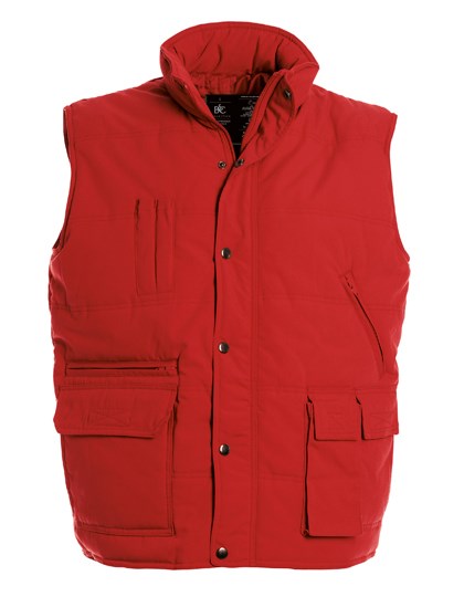 B&C COLLECTION - Unisex Bodywarmer Explorer - red