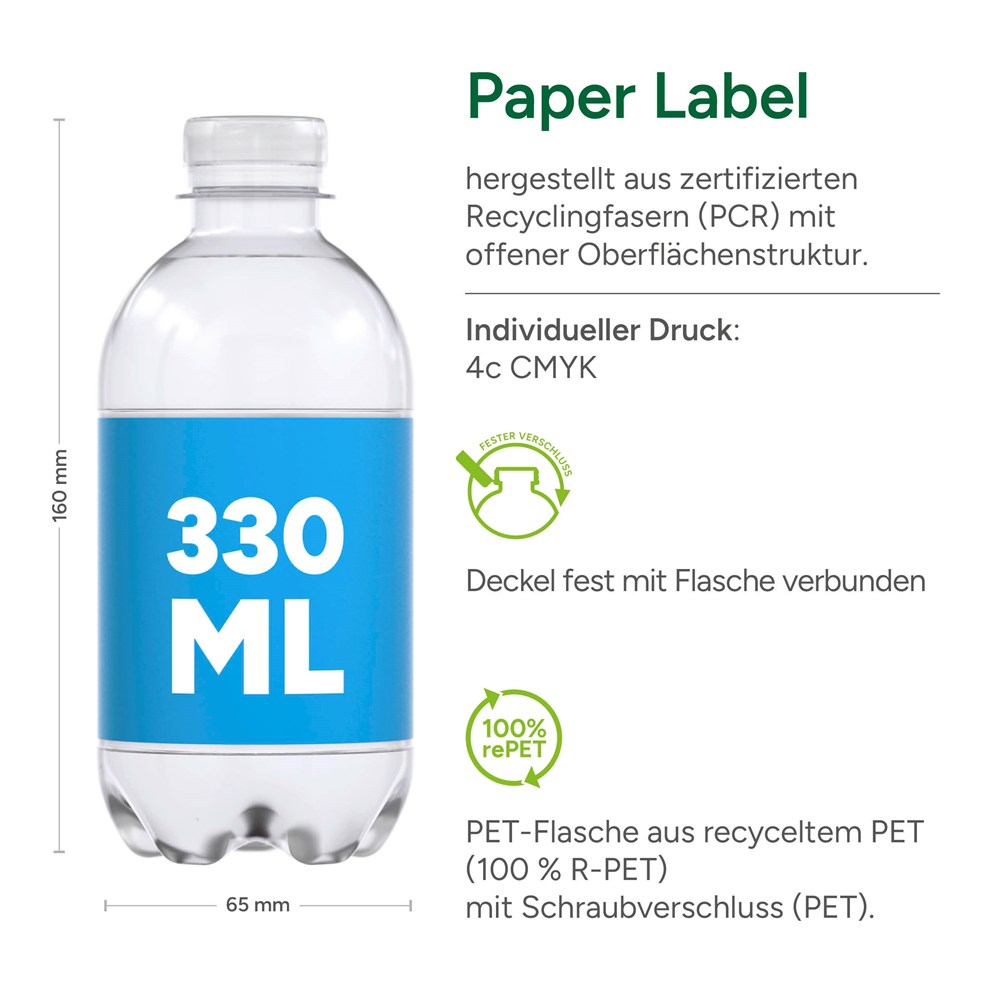 Wasser, 330 ml, spritzig