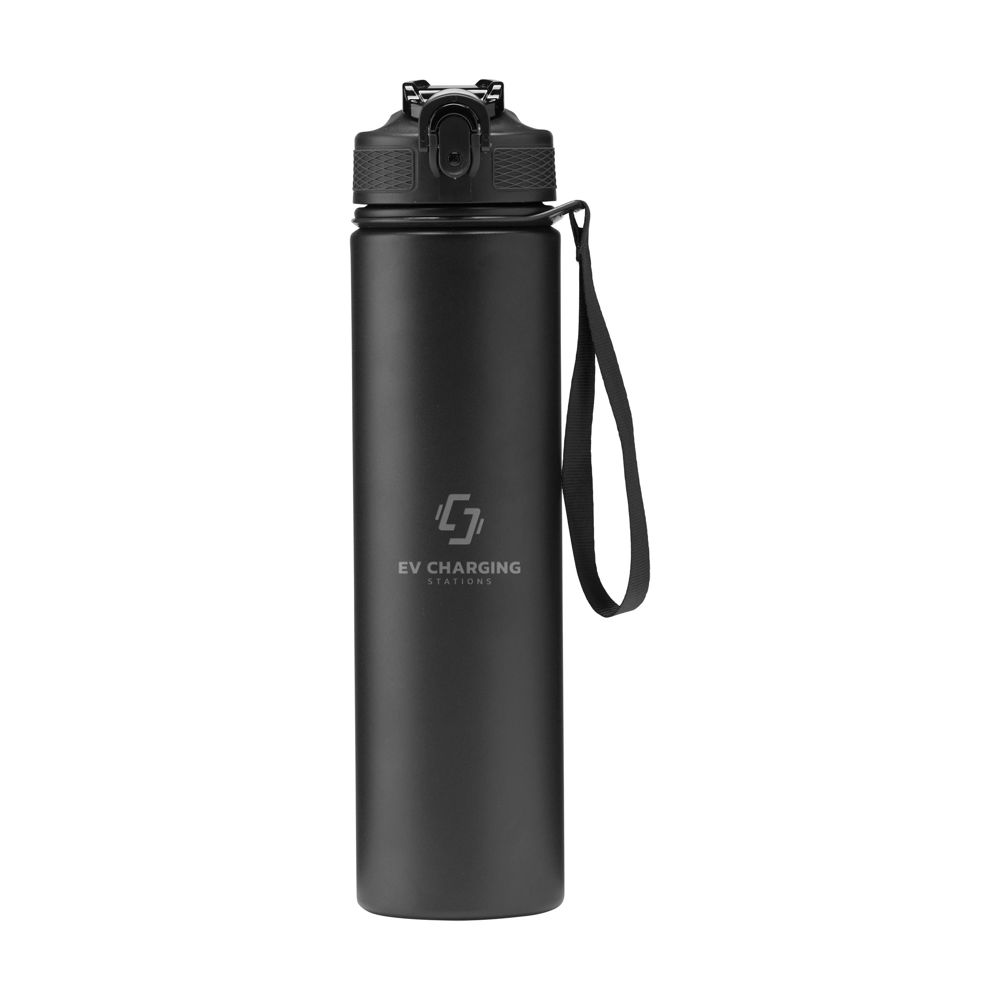 AquaSteel RCS Recycled Water Bottle 750 ml Trinkflasche - schwarz