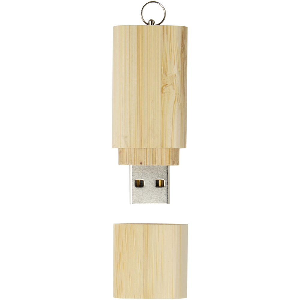 USB-Stick 3.0 aus Bambus mit Schlüsselring