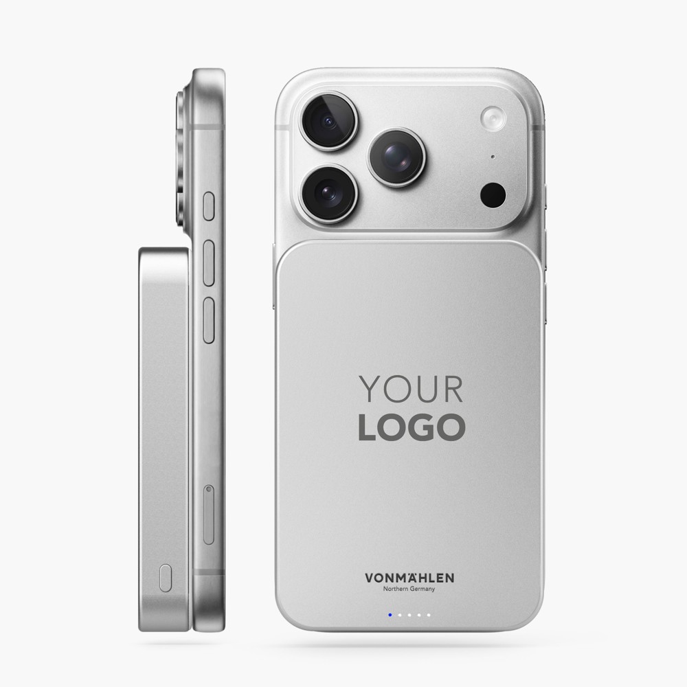 Evergreen Mag 10000 - Die magnetische Powerbank für längere Tage - Schwarz - weiß