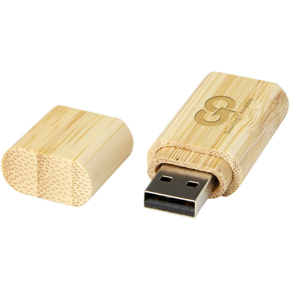 USB-Stick 3.0 aus Bambus mit Schlüsselring