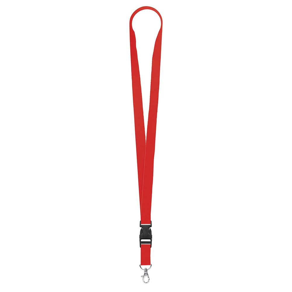 Schlüsselband/Lanyard "Standard" - Karmesinrot (ca. Pantone 1795C)