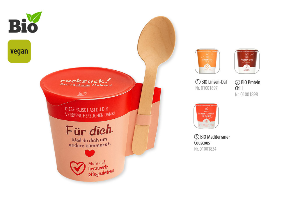 BIO ToGo Meal 80 g , Inhalt: BIO Mediterraner Couscous vegan