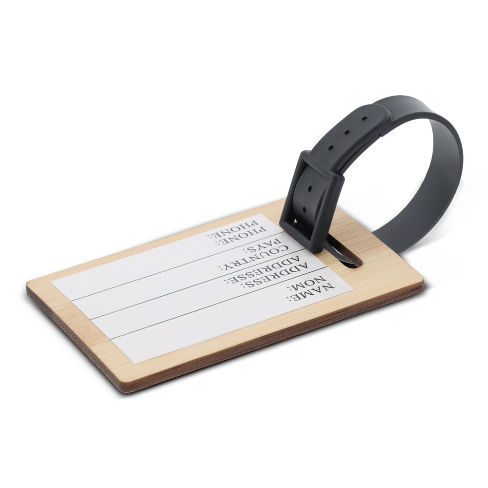 Kofferanhänger aus Bambus