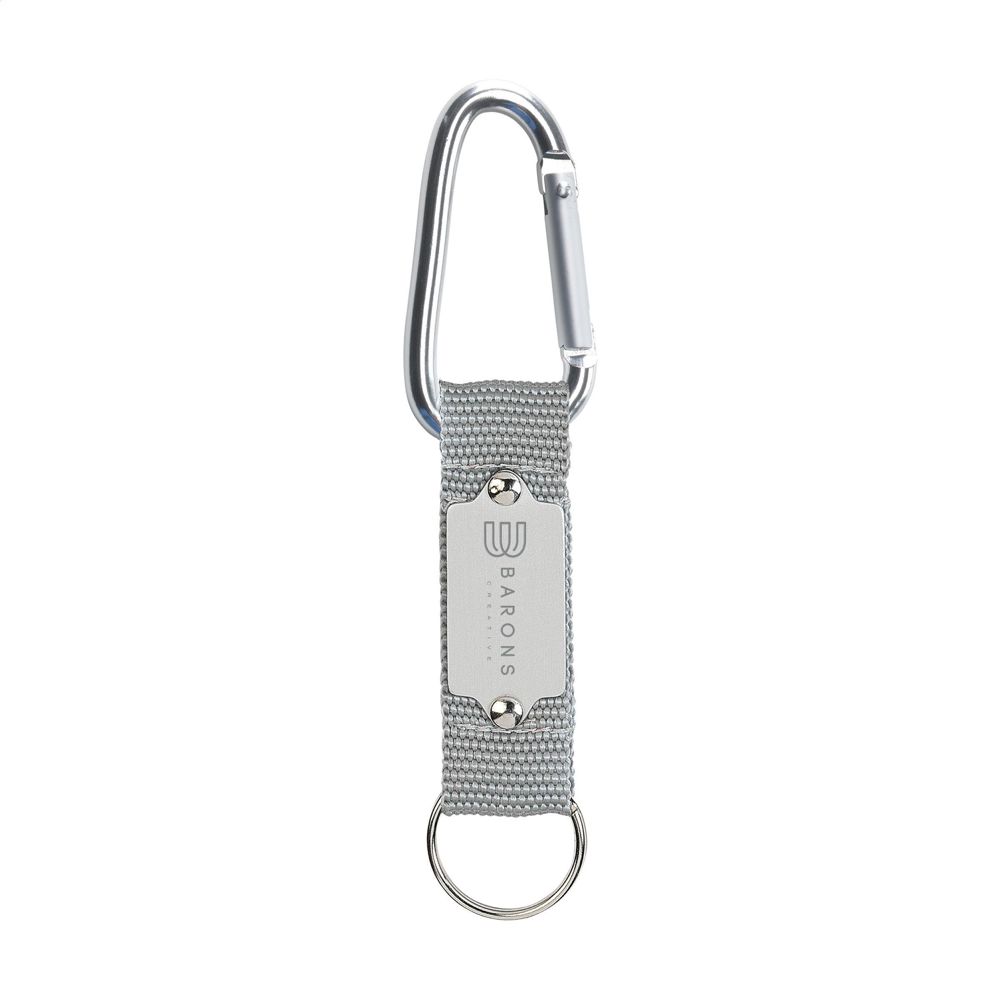 KeyTex Karabinerhaken - grau (± PMS Cool Gray 5)