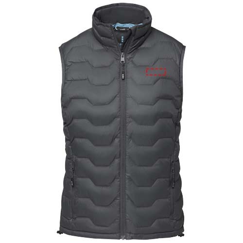 Petalite GRS isolierter Daunen-Bodywarmer für Damen aus recyceltem Material