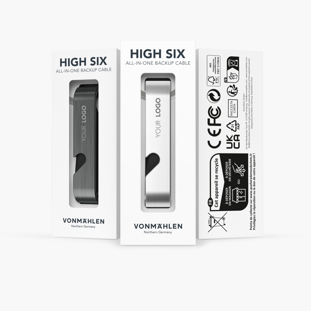 High Six - Das All-in-One Backup-Kabel - Black