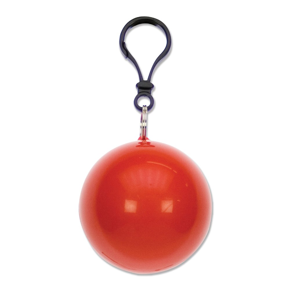 Regenponcho Schlüsselanhänger - rot